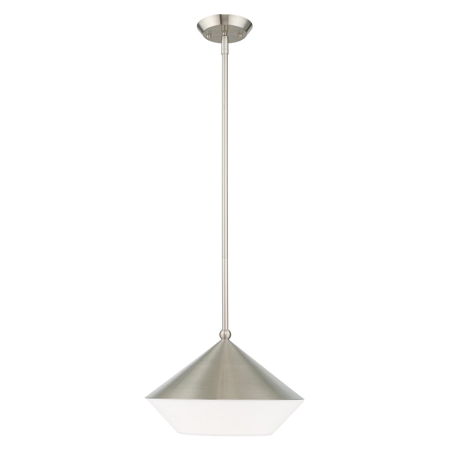 Livex Lighting - 40685-91 - One Light Mini Pendant - Stockholm - Brushed Nickel