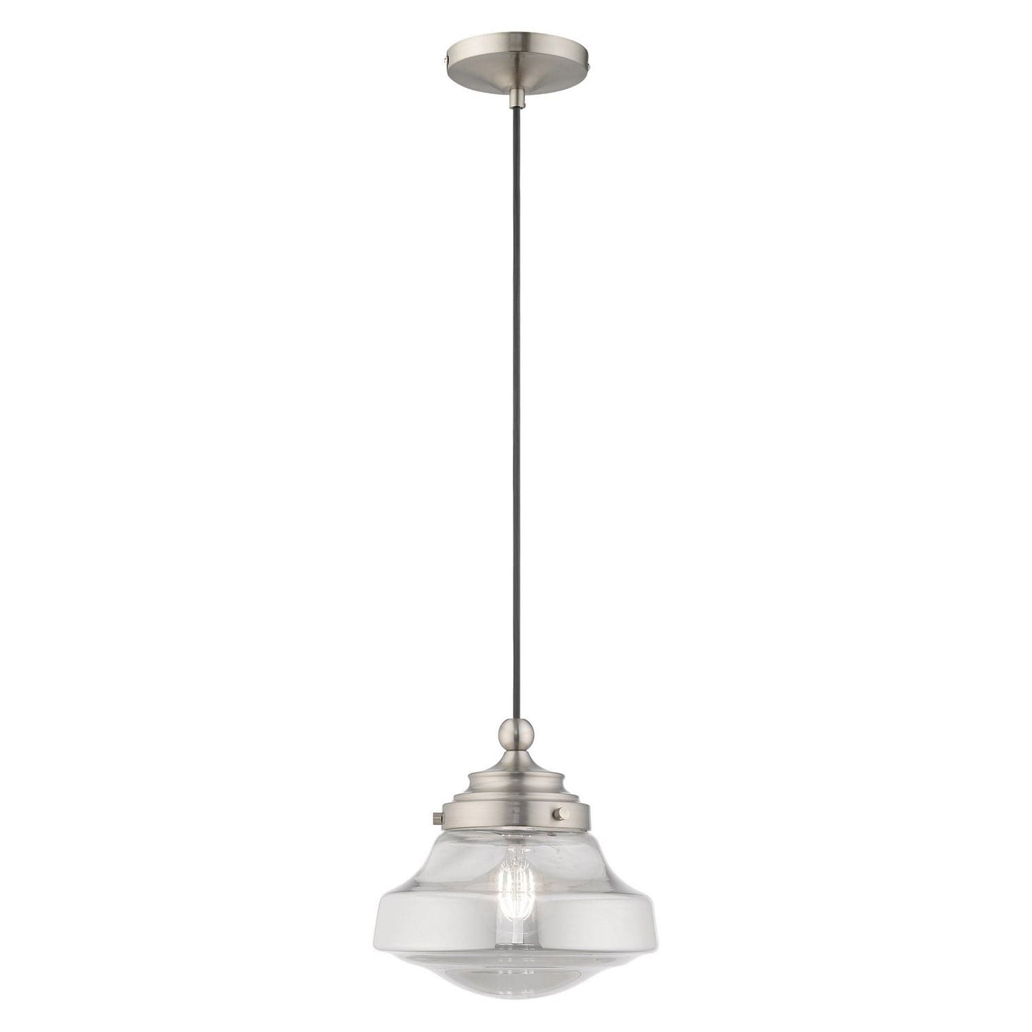 Livex Lighting - 41242-91 - One Light Mini Pendant - Avondale - Brushed Nickel