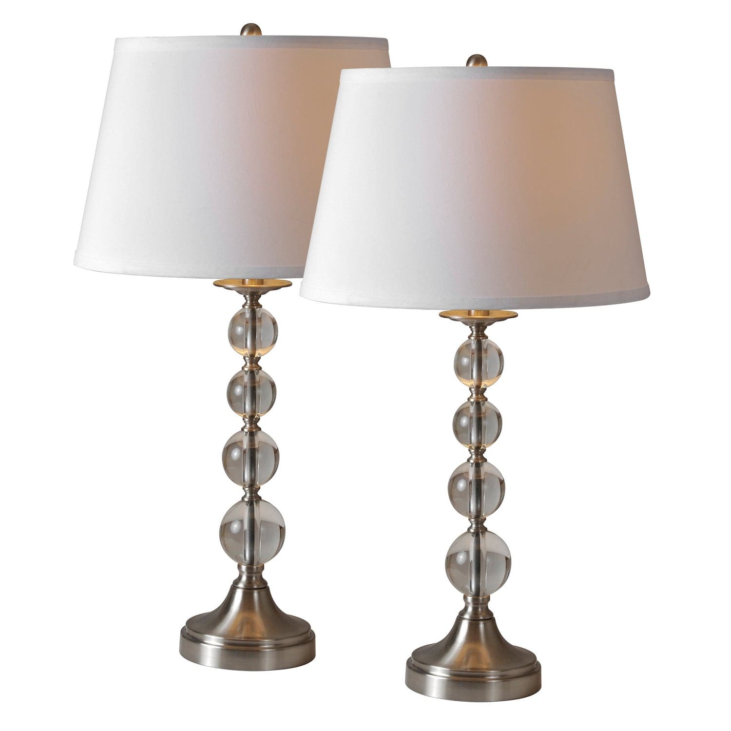 Renwil - JONL012 - Table Lamp Set - Venezia - Satin Nickel