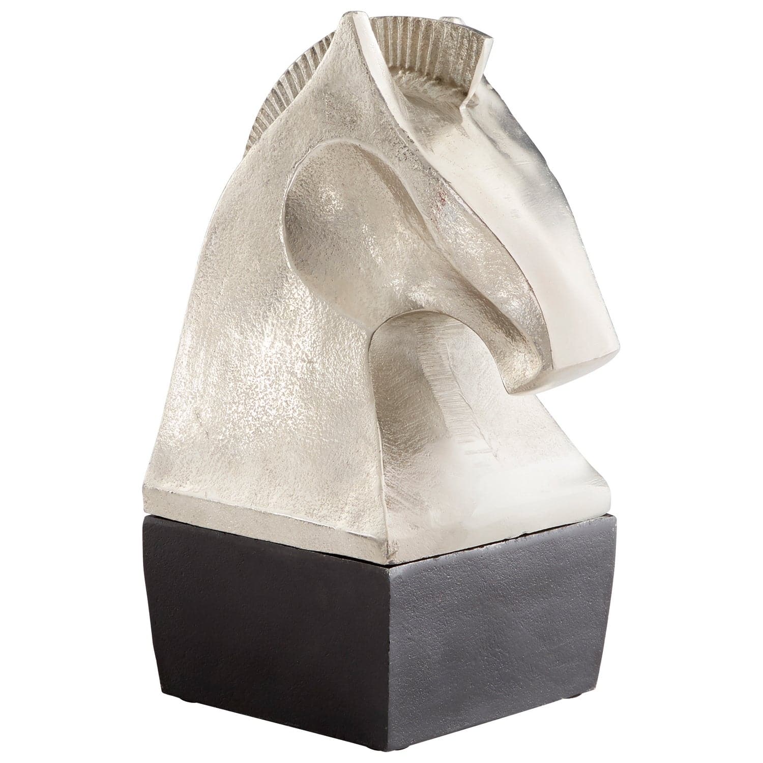 Cyan - 09724 - Sculpture - Raw Nickel And Bronze