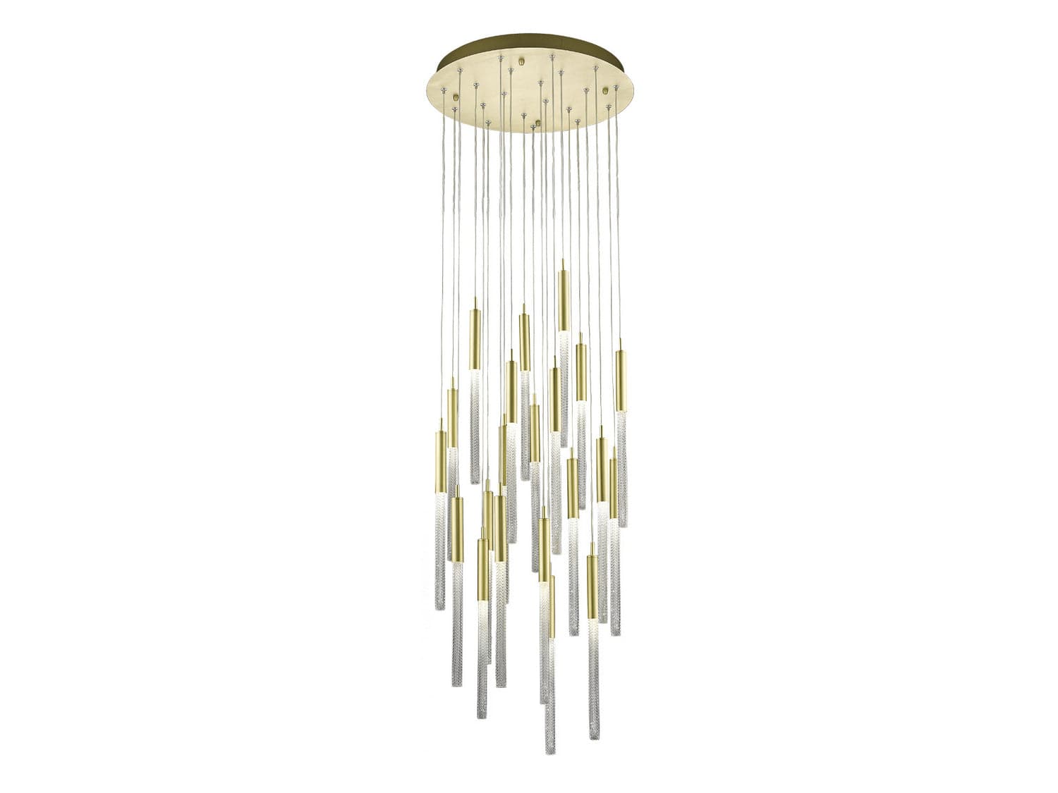 Avenue Lighting - HF2021-BOA-BB - 21 Light Pendant - Boa - Brushed Brass