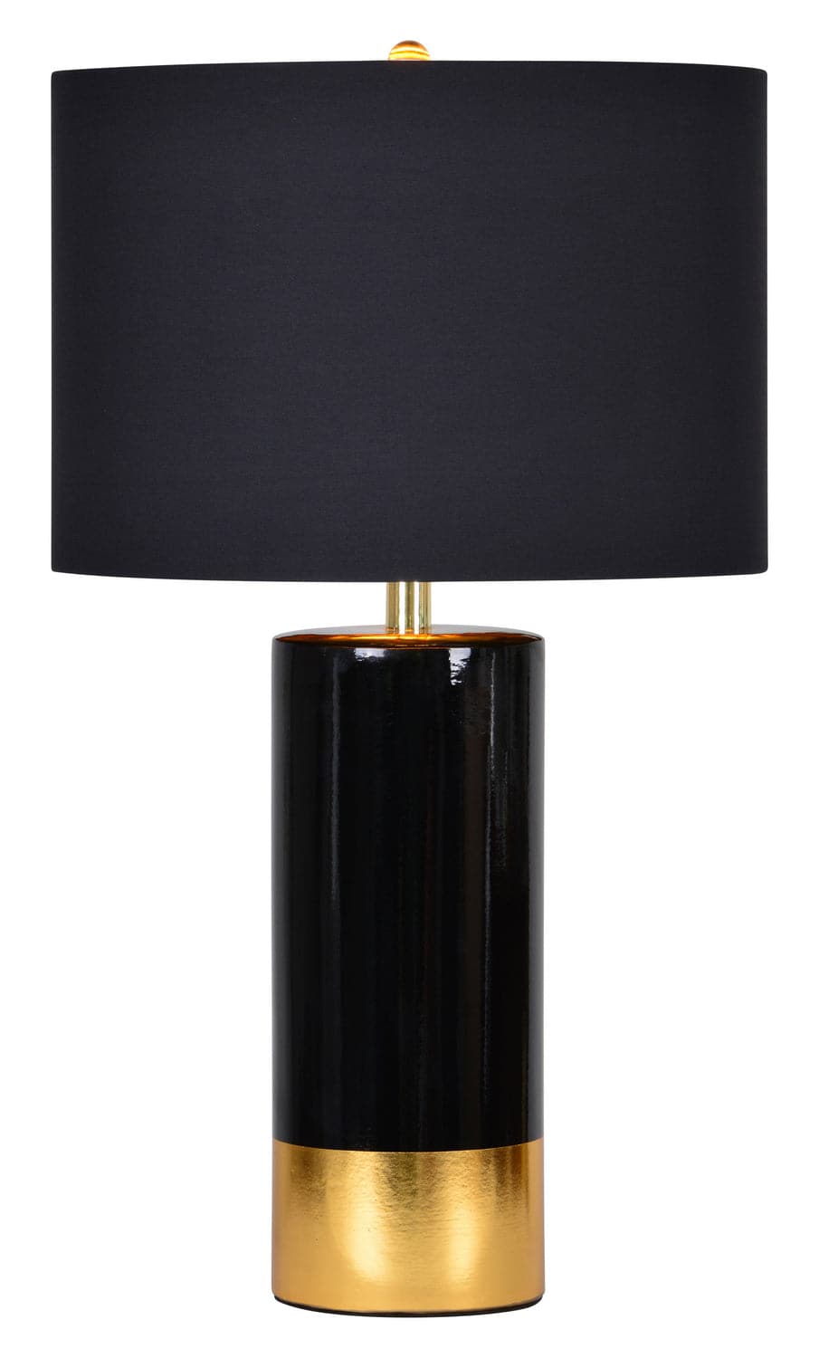 Renwil - LPT631 - One Light Table Lamp - The Tuxedo - Black/Gold