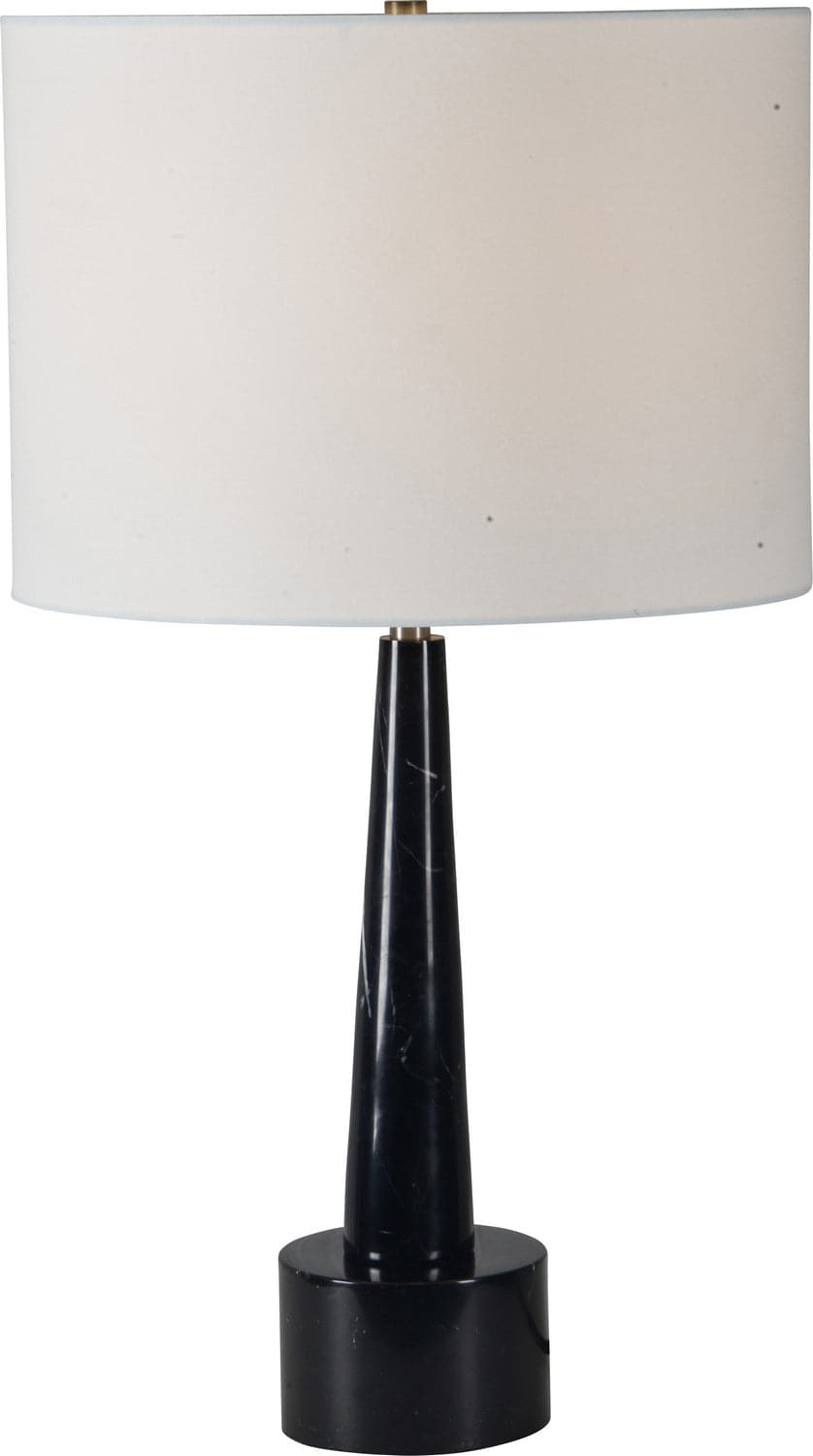 Renwil - LPT885 - One Light Table Lamp - Briggate - Black Marble, Antique Brass
