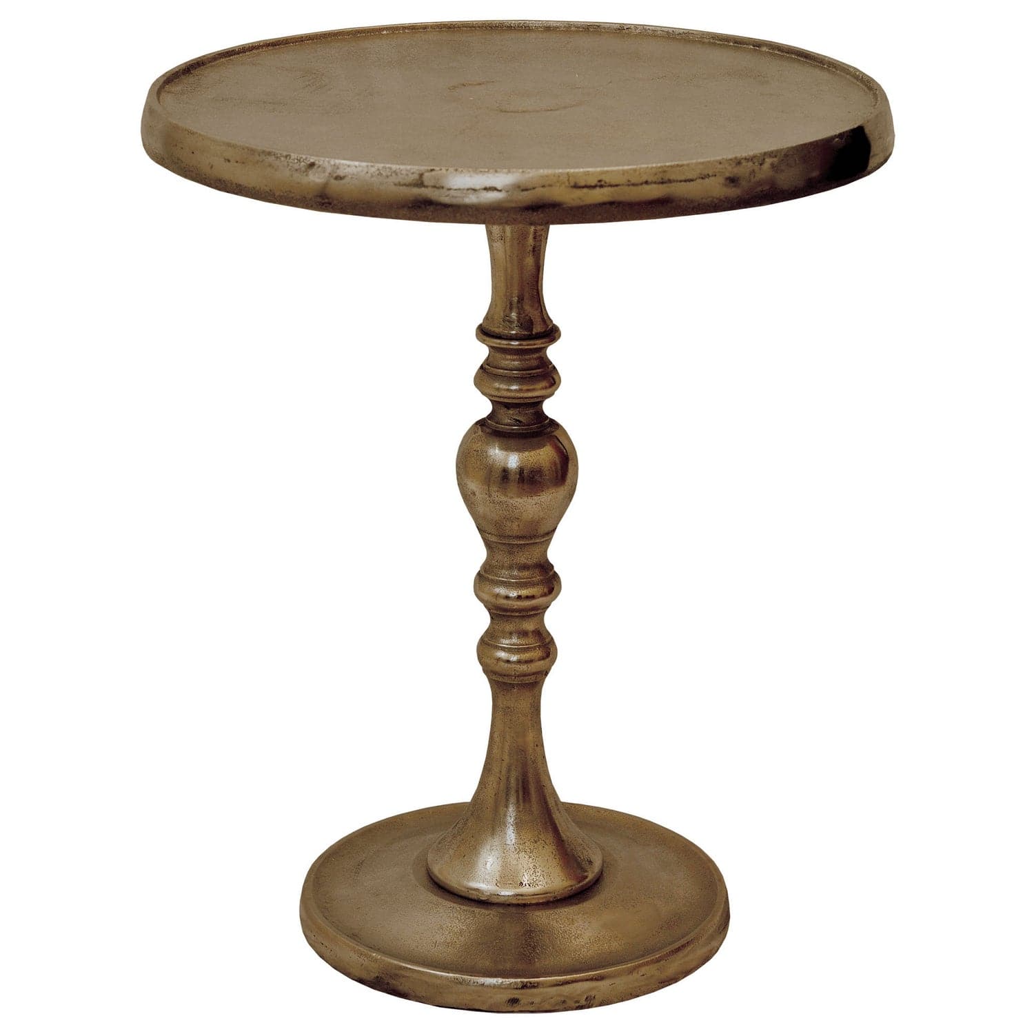 Renwil - TA033 - Accent Table - Romina Brass - Antiqued Brass