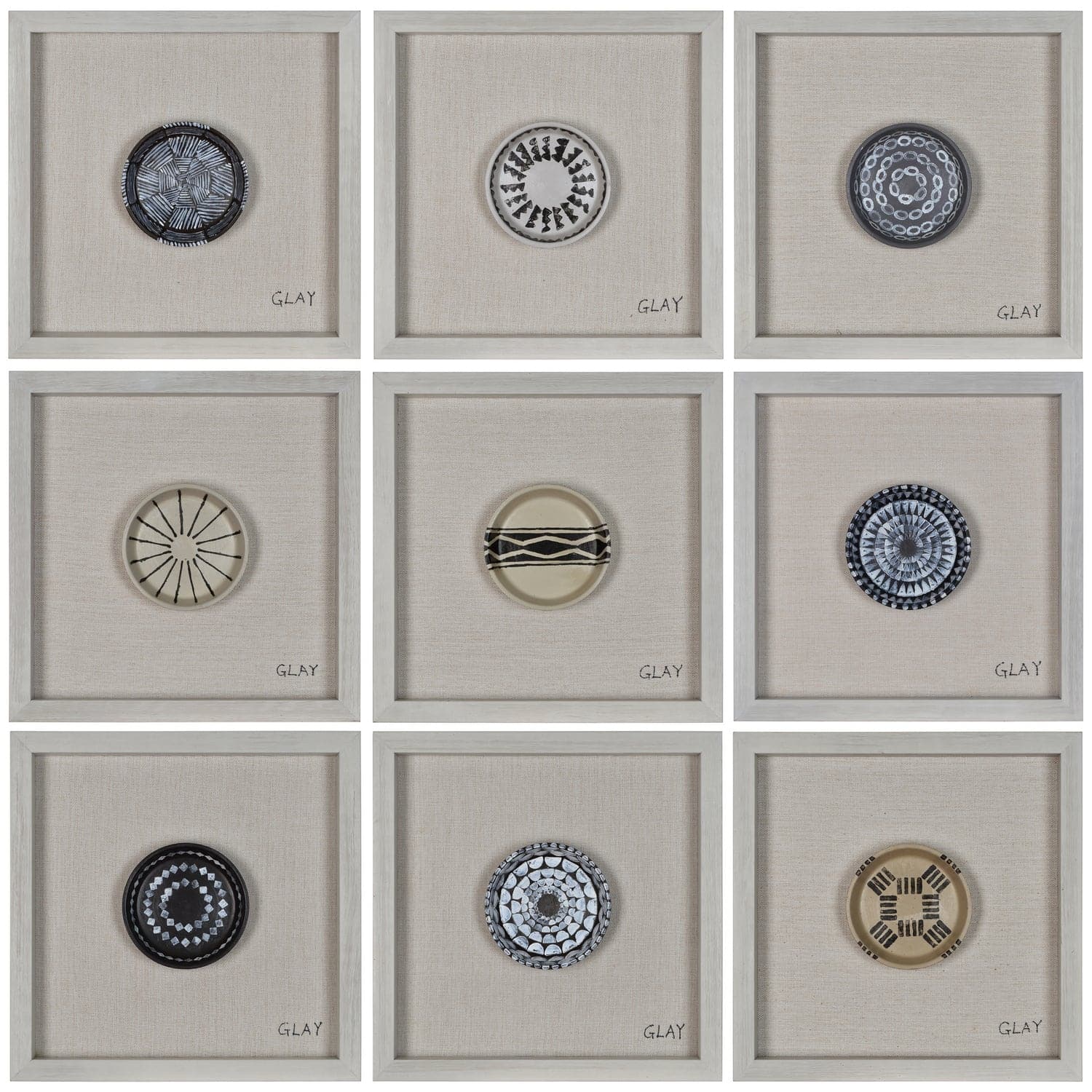 Renwil - W6314 - Wall Decor - Buttons - Matte