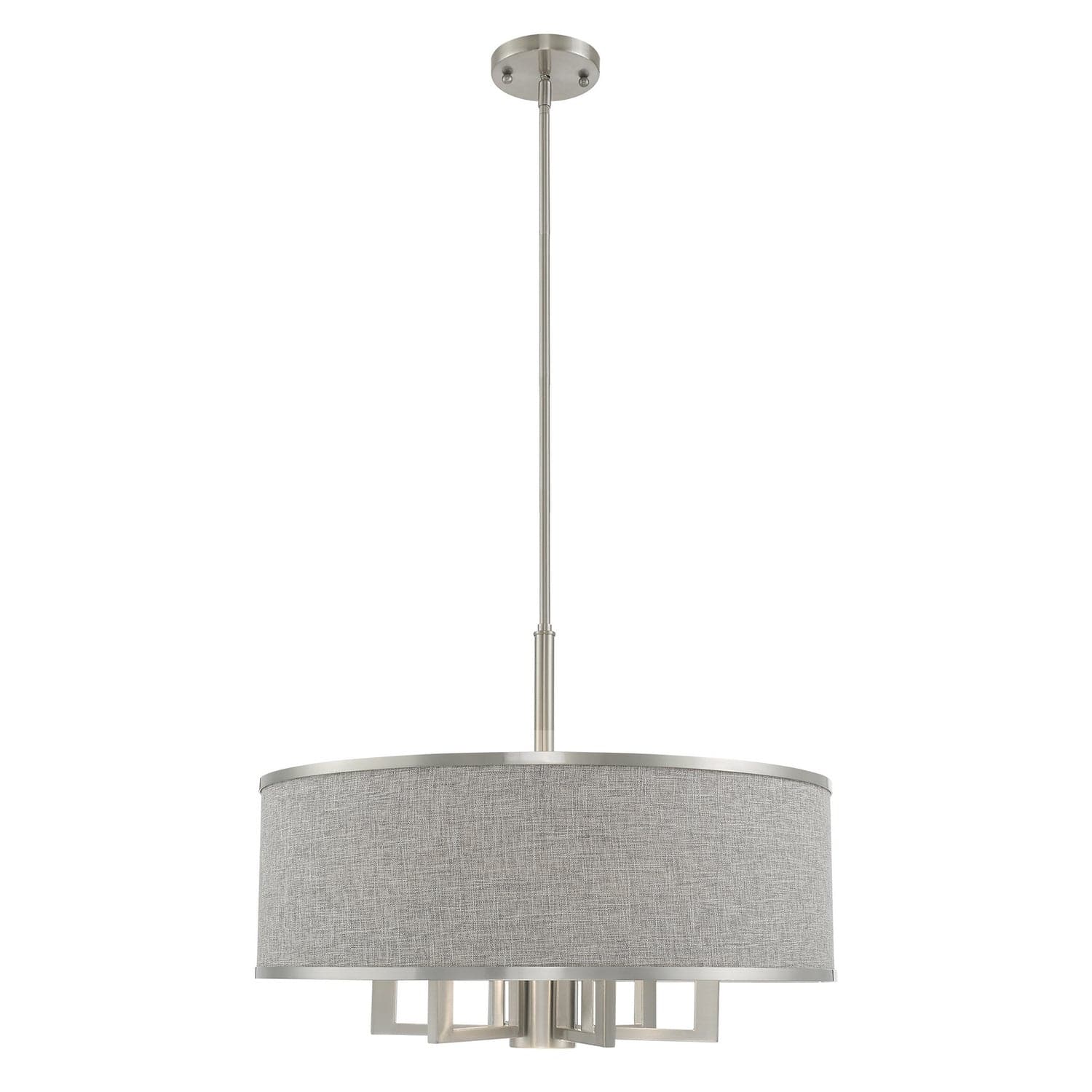 Livex Lighting - 60426-91 - Seven Light Chandelier - Park Ridge - Brushed Nickel