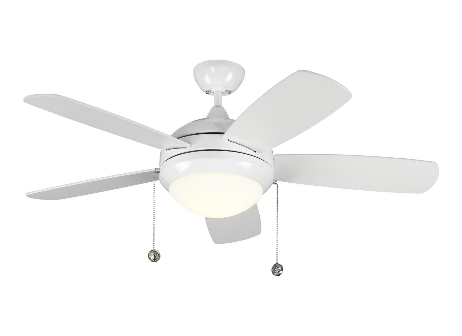 Generation Lighting. - 5DIC44WHD-V1 - 44``Ceiling Fan - Discus Classic 44 - White