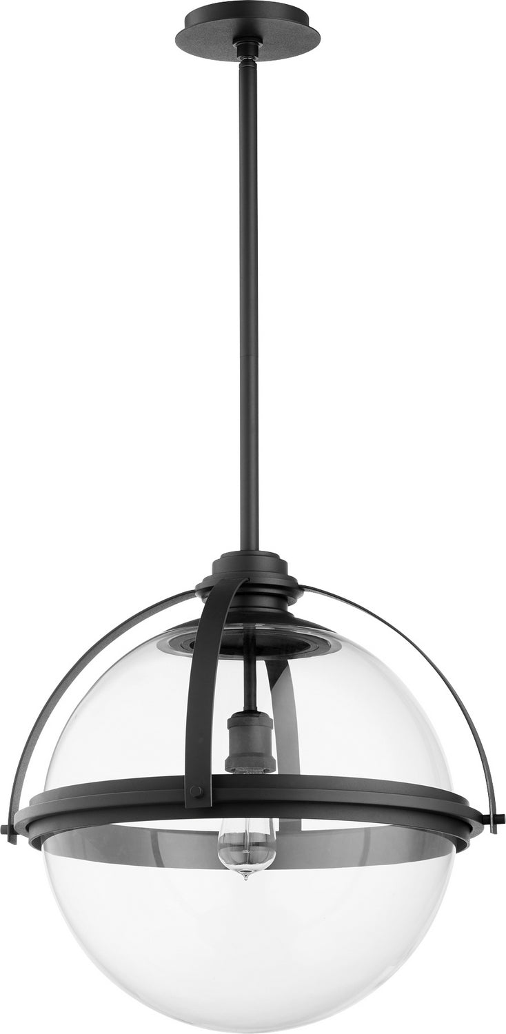 Quorum - 88-20-69 - One Light Pendant - Meridian Globe Pendants - Textured Black