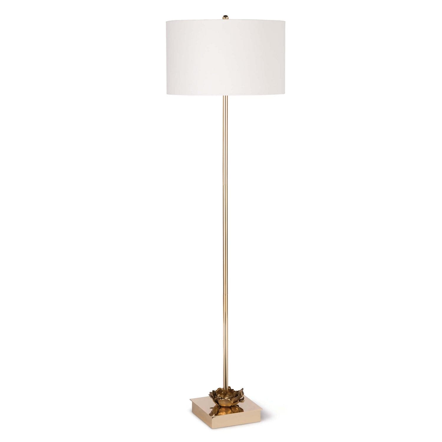 Regina Andrew - 14-1031 - Two Light Floor Lamp - Adeline - Gold Leaf