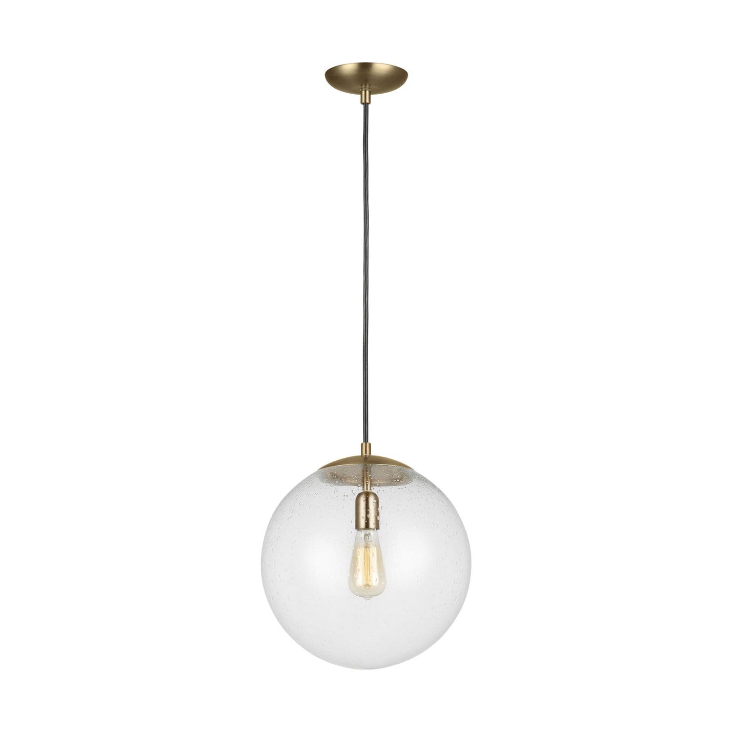 Visual Comfort Studio - 6801801-848 - One Light Pendant - Leo - Hanging Globe - Satin Brass