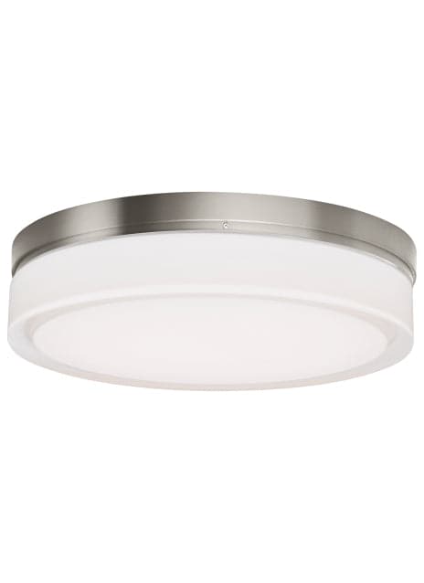 Visual Comfort Modern - 700CQLS-LED3 - LED Flush Mount - Cirque - Satin Nickel