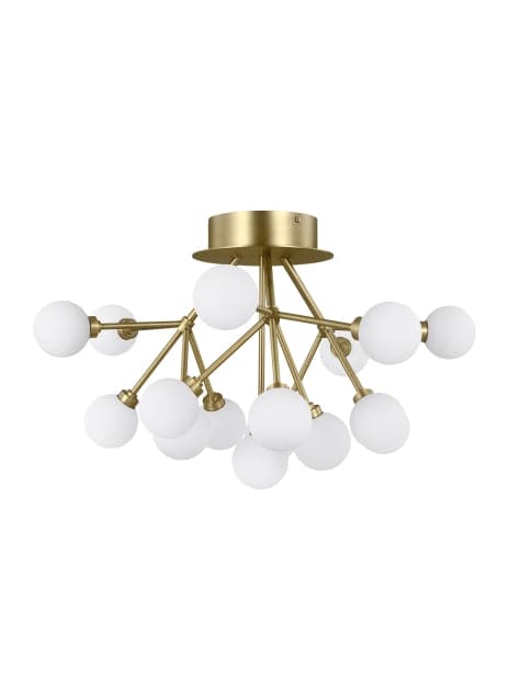 Visual Comfort Modern - 700FMMRAR-LED927 - LED Ceiling Mount - Mara - Aged Brass