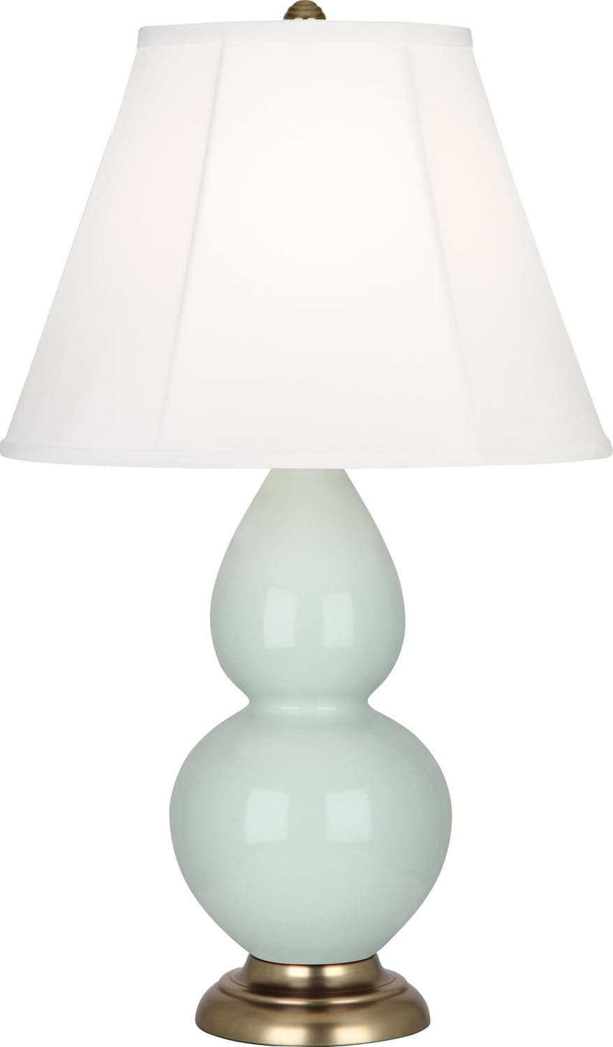 Robert Abbey - 1786 - One Light Accent Lamp - Small Double Gourd - Celadon Glazed