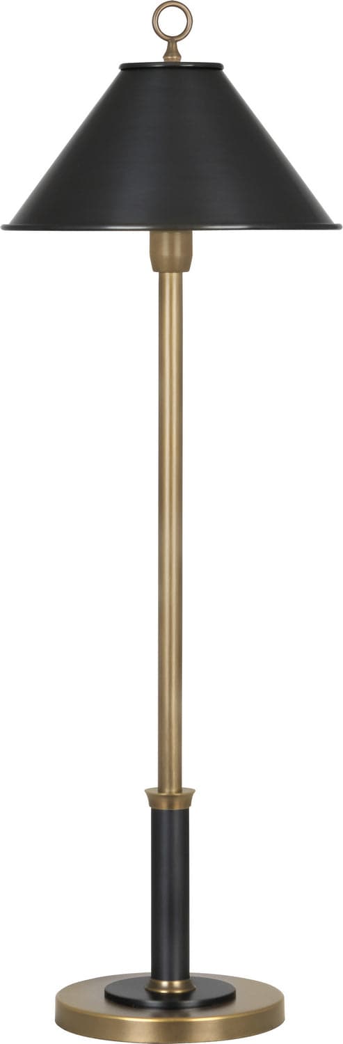 Robert Abbey - 703 - One Light Table Lamp - Aaron - Warm Brass w/Deep Patina Bronze
