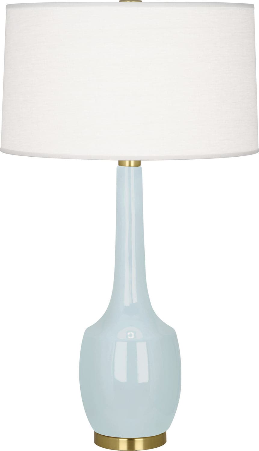 Robert Abbey - BB701 - One Light Table Lamp - Delilah - Baby Blue Glazed