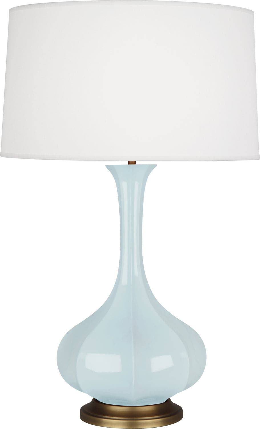 Robert Abbey - BB994 - One Light Table Lamp - Pike - Baby Blue Glazed