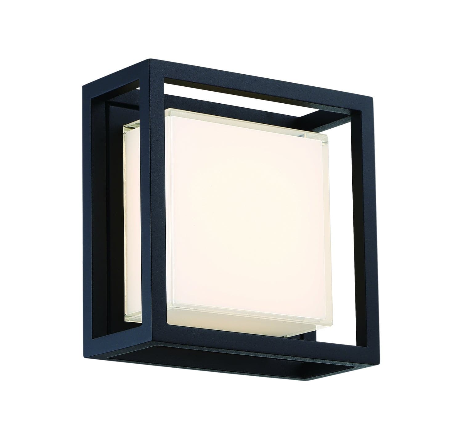 Modern Forms - WS-W73620-BK - LED Outdoor Wall Sconce - Framed - Black