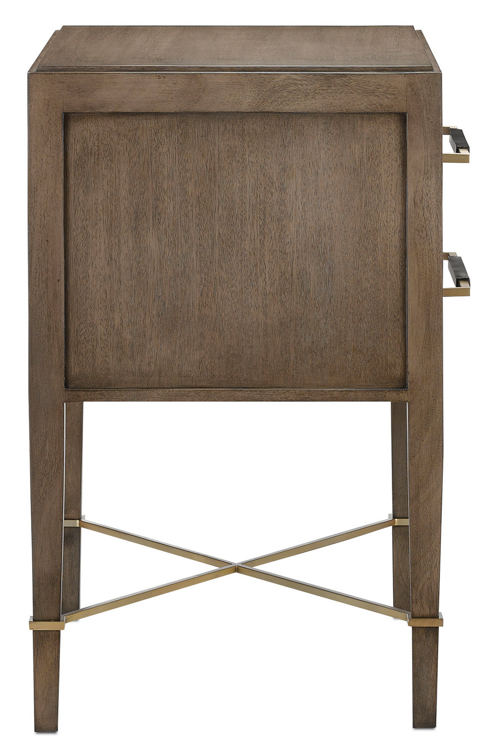 Nightstand from the Verona collection in Chanterelle/Coffee/Champagne finish