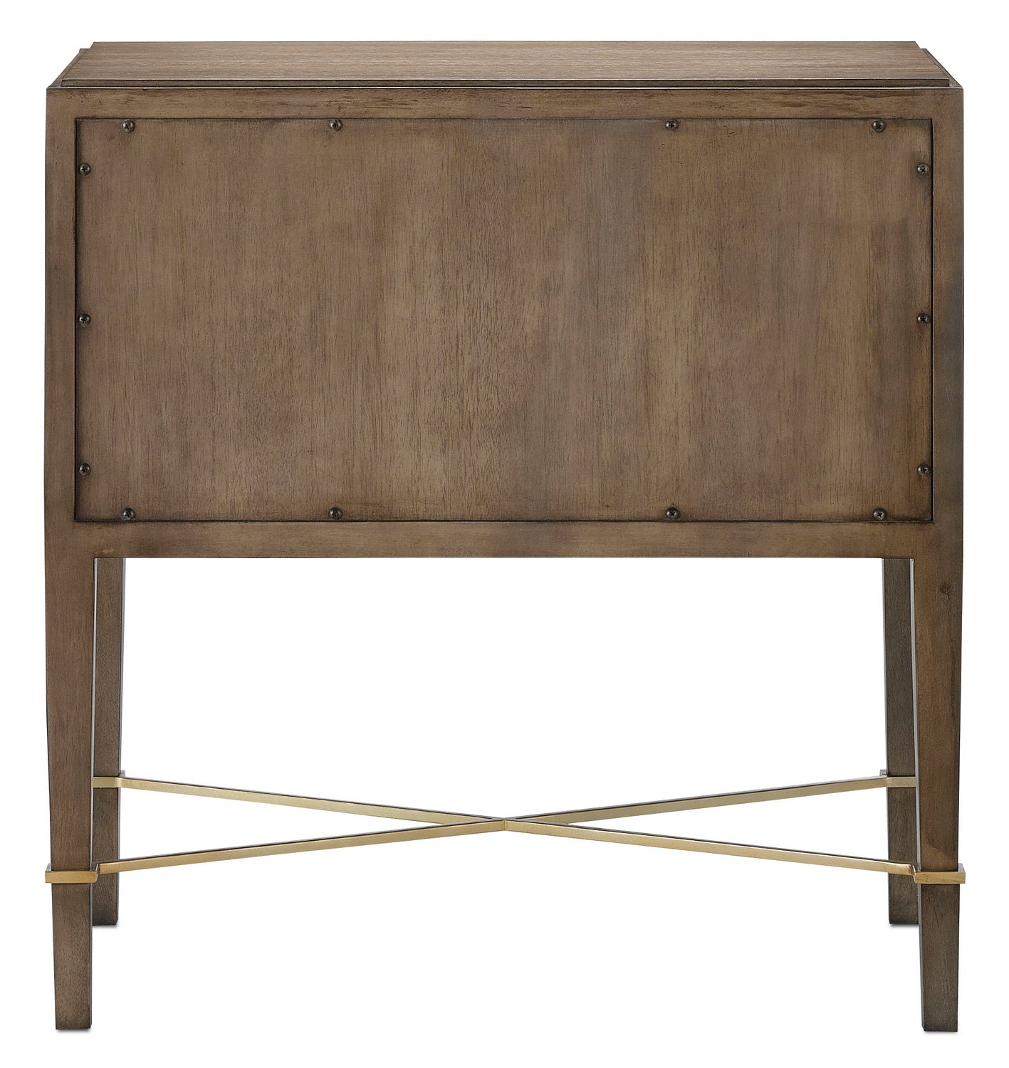 Nightstand from the Verona collection in Chanterelle/Coffee/Champagne finish