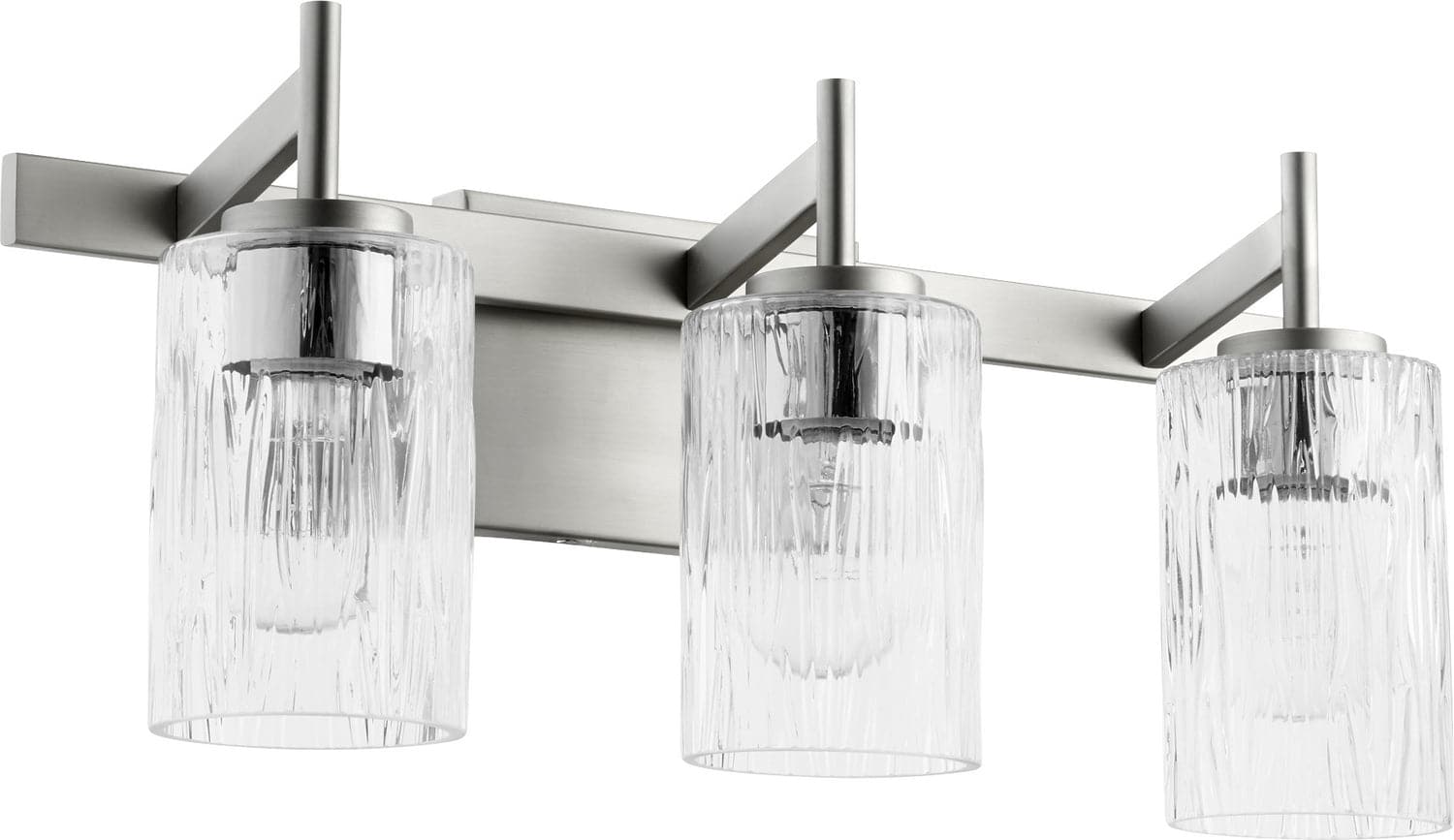 Quorum - 520-3-65 - Three Light Vanity - 520 Lighting Series - Satin Nickel