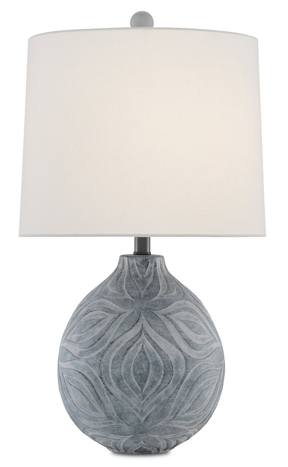 One Light Table Lamp from the Hadi collection in Gray Stone Wash finish