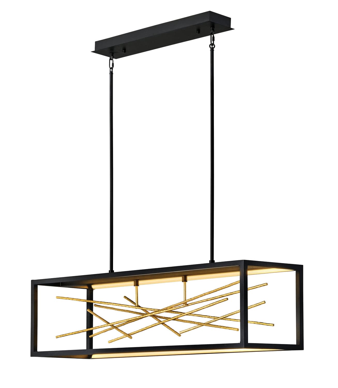 Fredrick Ramond - FR46406BLK - LED Linear Pendant - Styx - Black