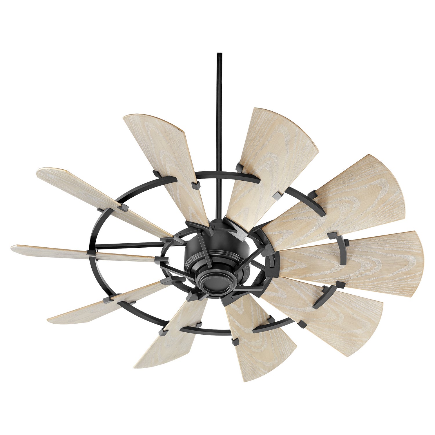 Quorum - 195210-69 - 52"Patio Fan - Windmill - Textured Black
