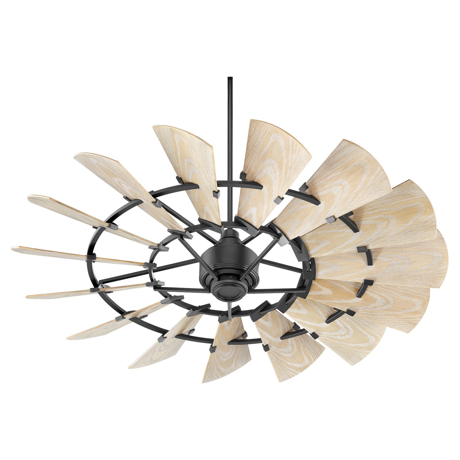 Quorum - 196015-69 - 60"Patio Fan - Windmill - Textured Black