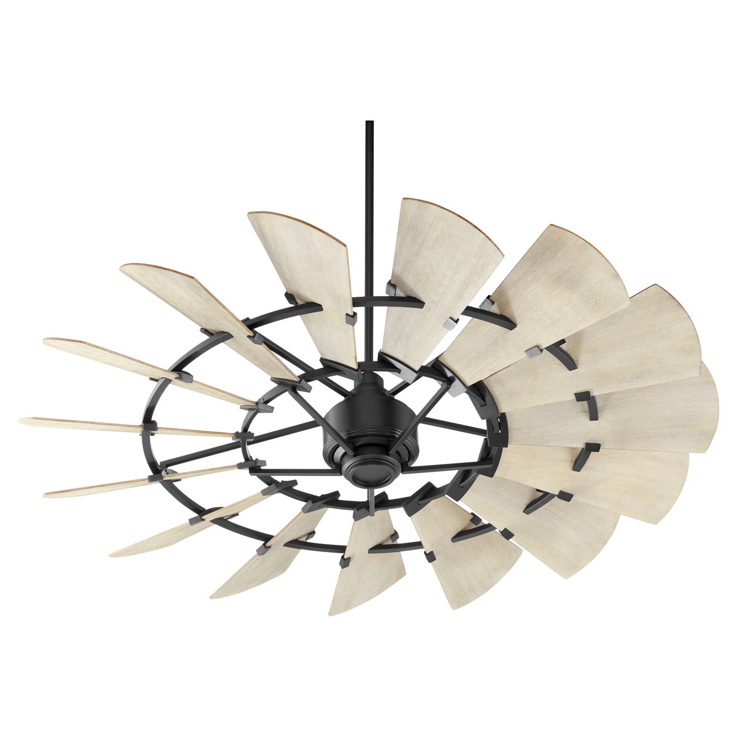 Quorum - 96015-69 - 60"Ceiling Fan - Windmill - Textured Black