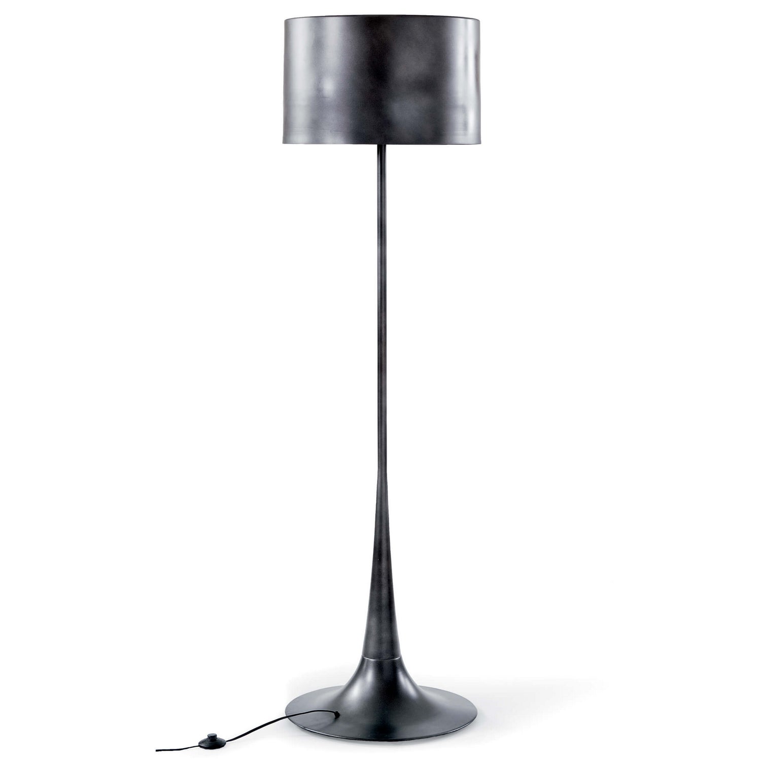 Regina Andrew - 14-1008BI - One Light Floor Lamp - Trilogy - Blackened Iron