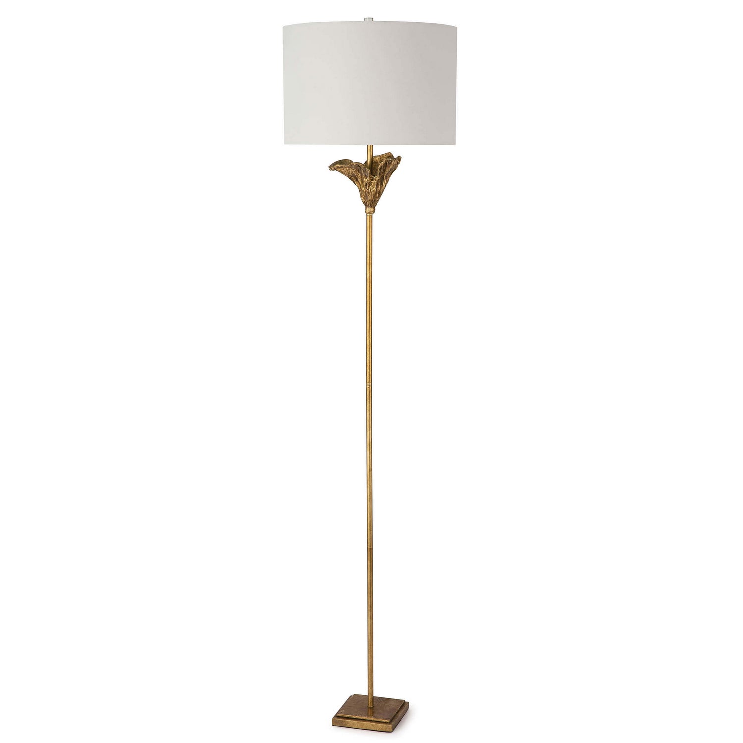Regina Andrew - 14-1037 - One Light Floor Lamp - Monet - Antique Gold Leaf
