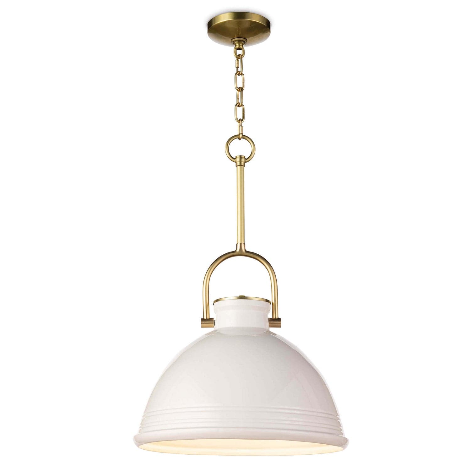 Regina Andrew - 16-1219WT - One Light Pendant - Eloise - White