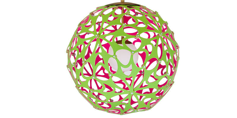 Modern Forms - PD-89924-GN/PK-WT - LED Chandelier - Groovy - Green/Pink & White