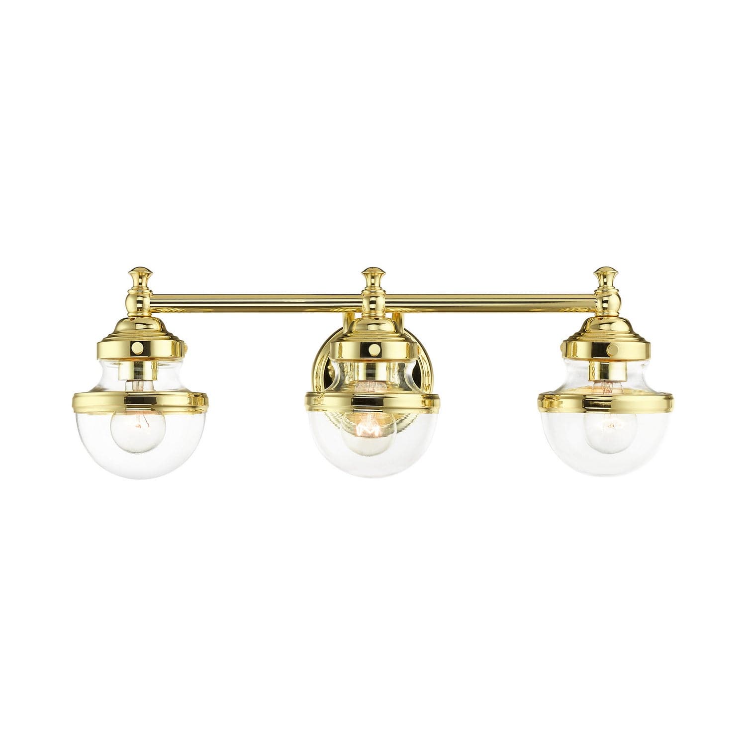 Livex Lighting - 17413-02 - Three Light Vanity - Oldwick - Polished Brass