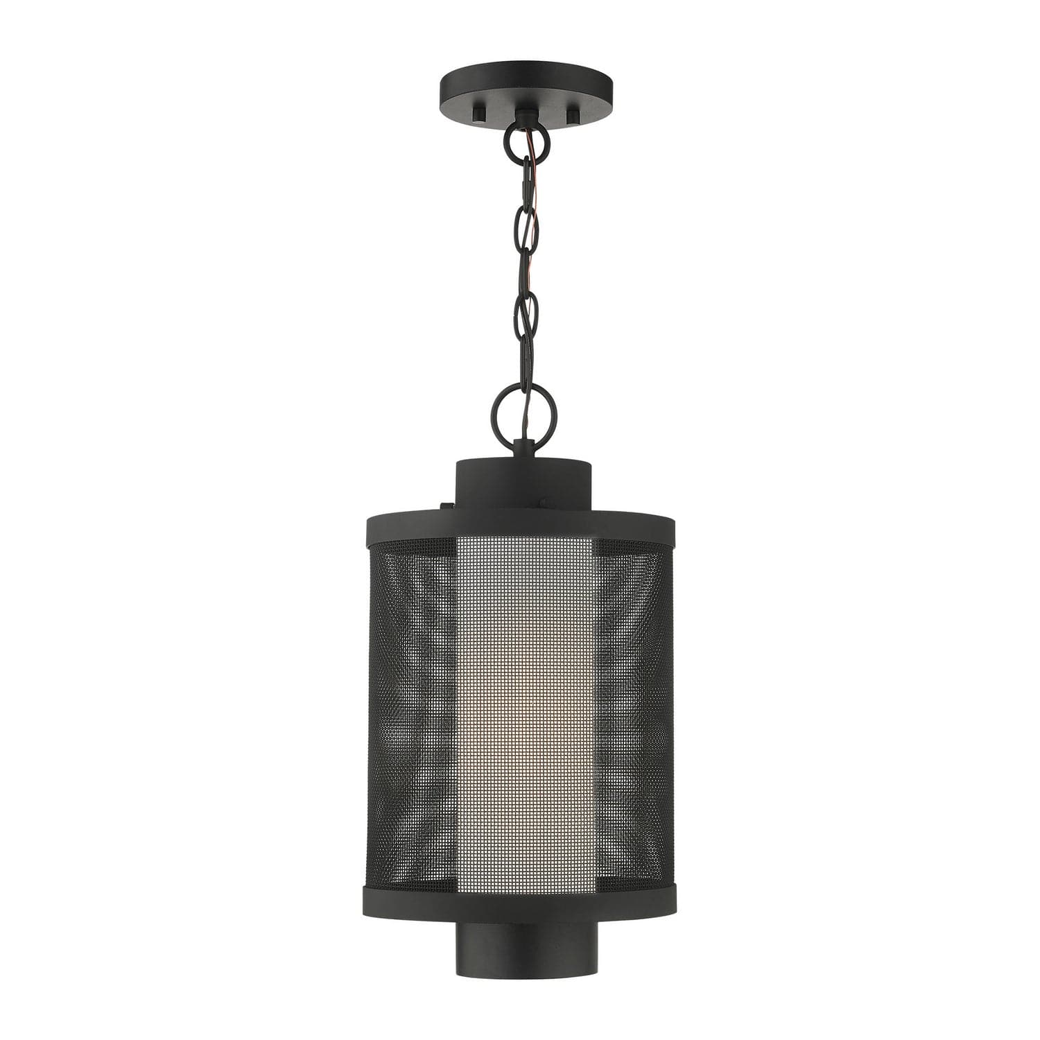 Livex Lighting - 20687-14 - One Light Outdoor Pendant - Nottingham - Textured Black