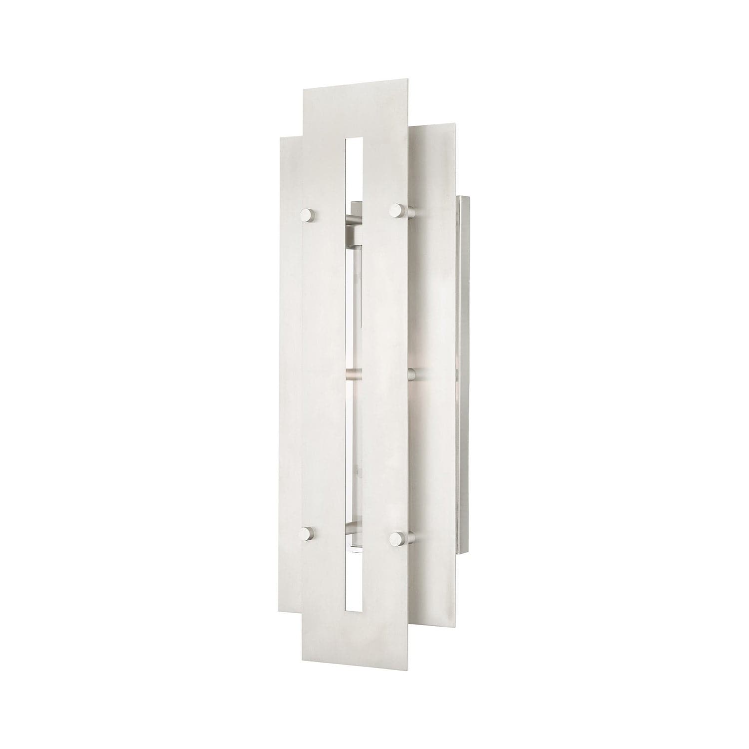 Livex Lighting - 21773-91 - One Light Outdoor Wall Lantern - Utrecht - Brushed Nickel