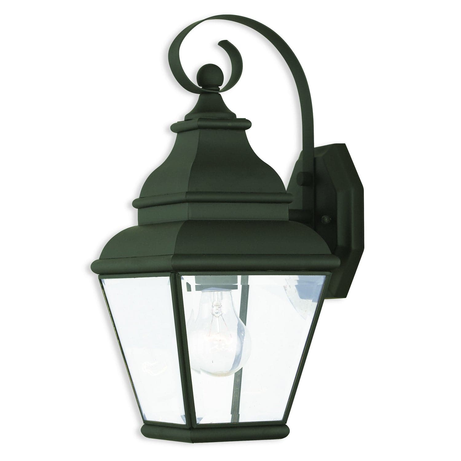 Livex Lighting - 2590-04 - One Light Outdoor Wall Lantern - Exeter - Black