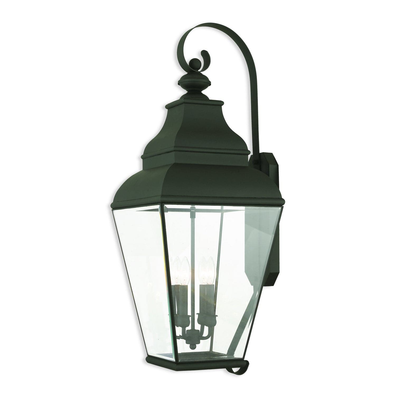 Livex Lighting - 2596-04 - Four Light Outdoor Wall Lantern - Exeter - Black