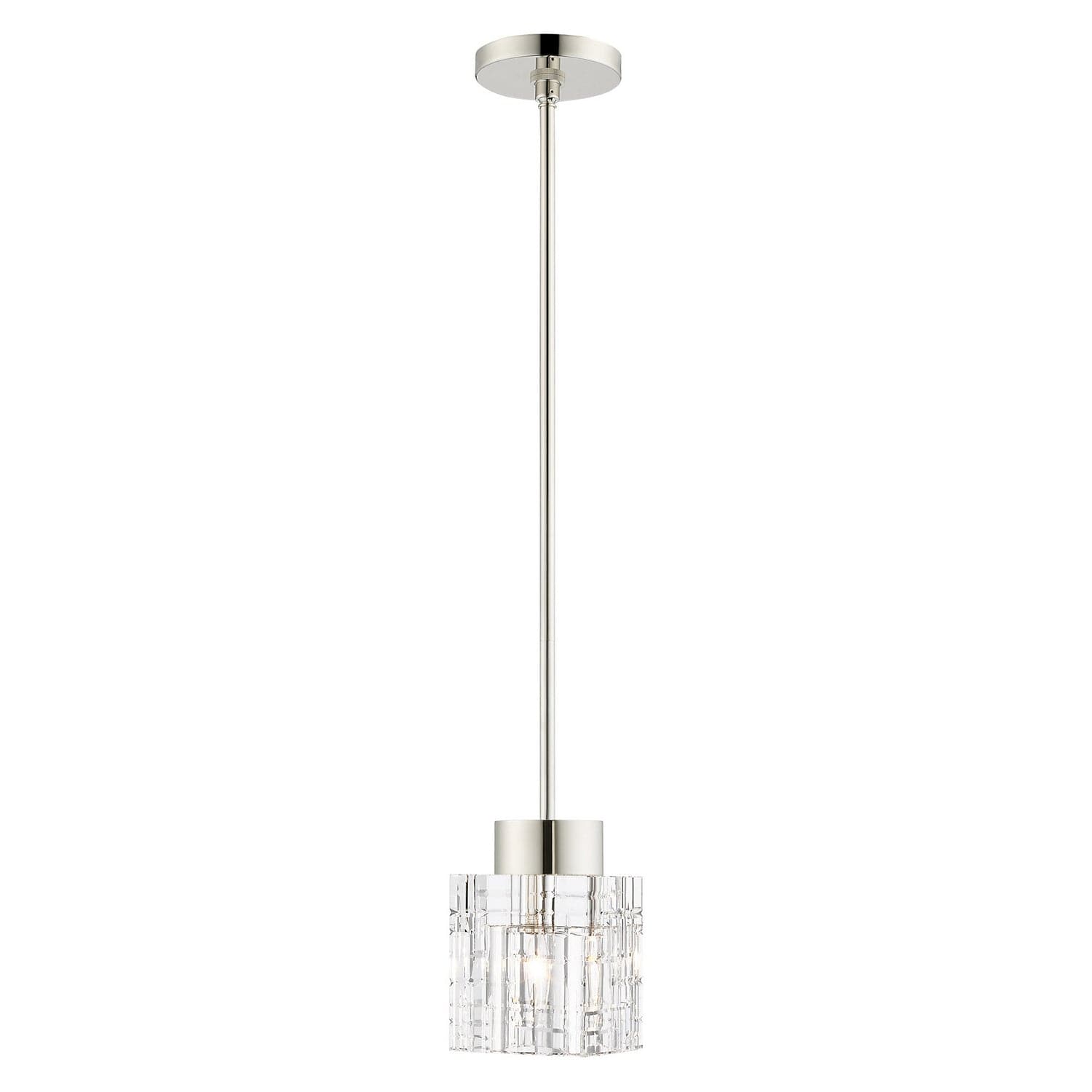 Livex Lighting - 46181-35 - One Light Pendant - Rotterdam - Polished Nickel