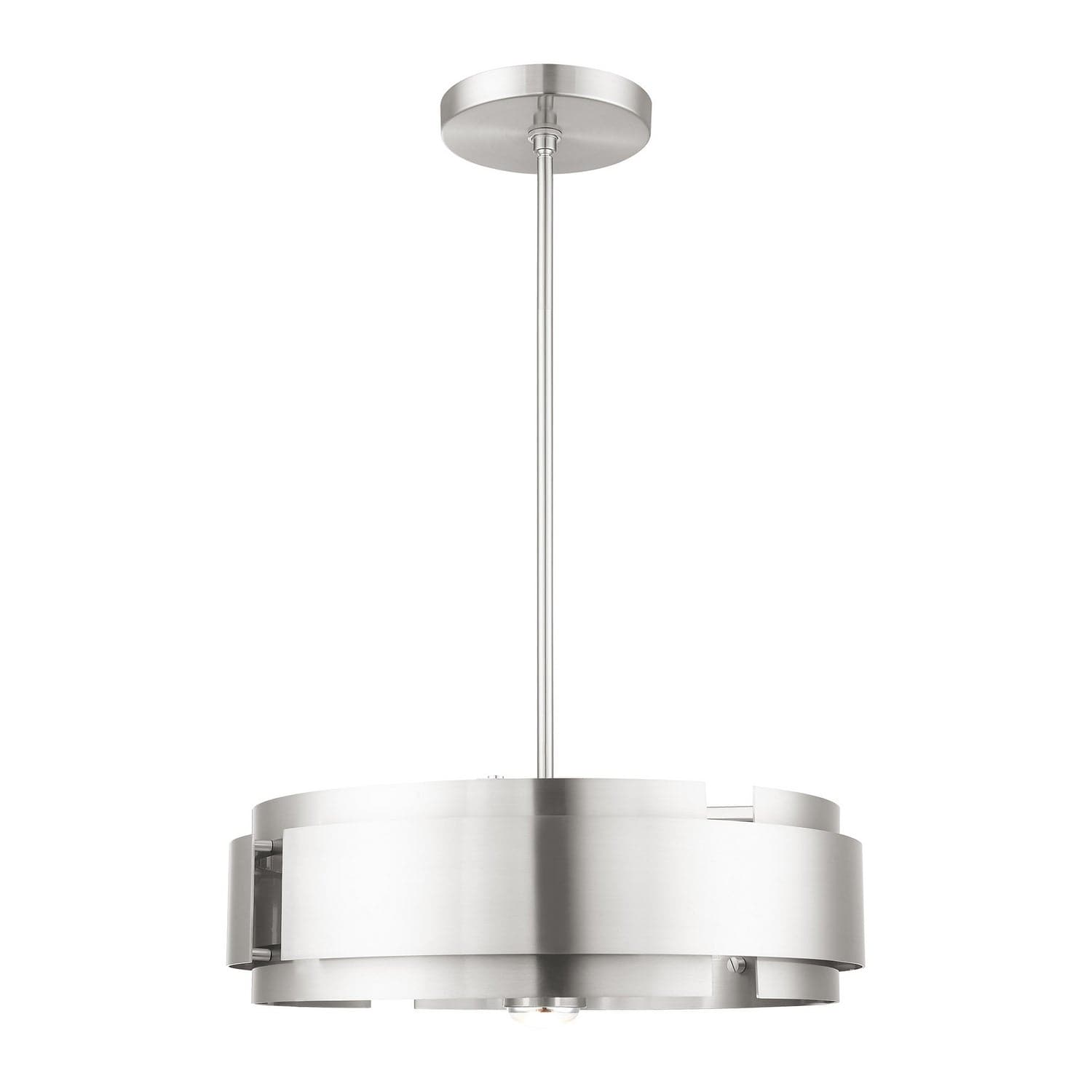 Livex Lighting - 49414-91 - Five Light Pendant - Varick - Brushed Nickel