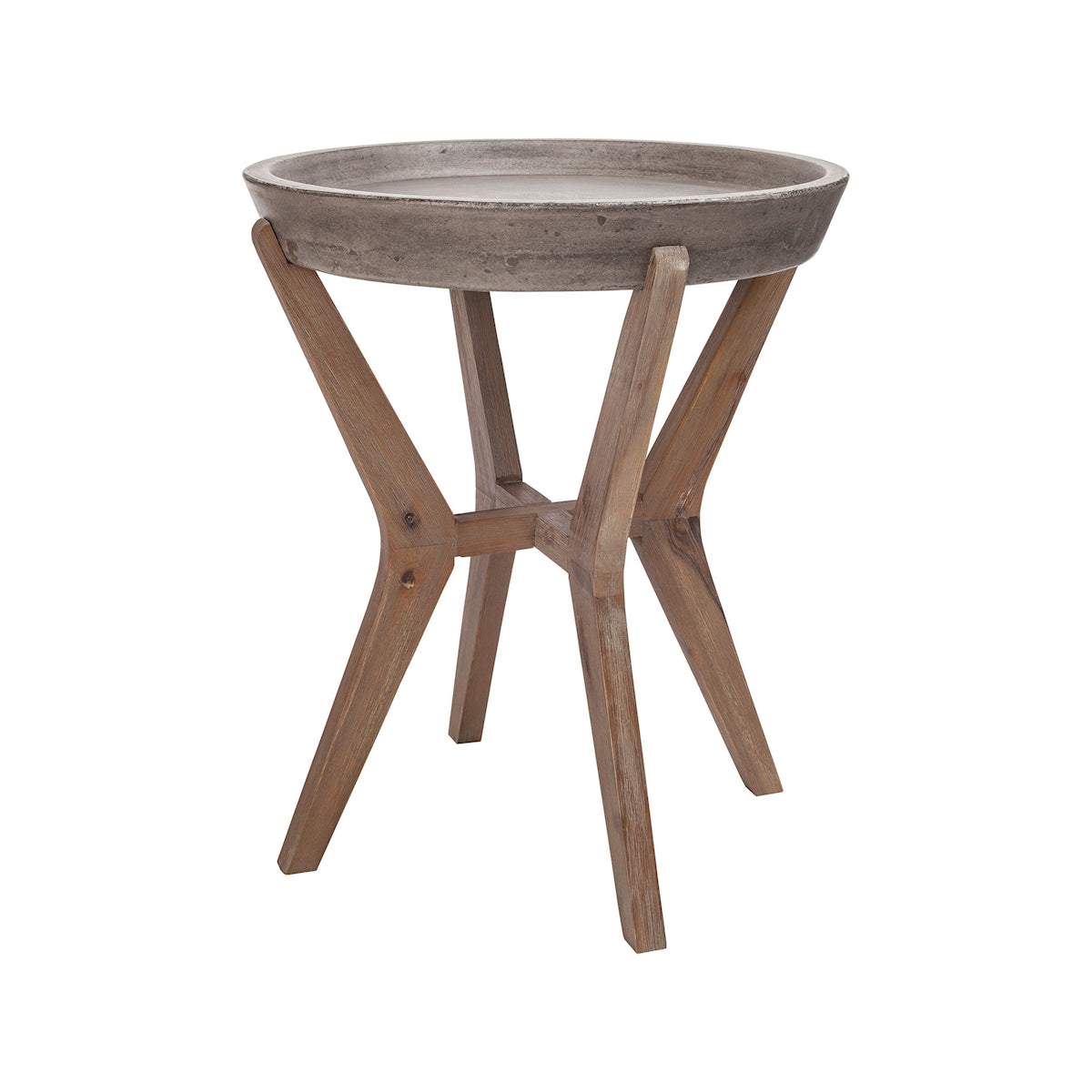 ELK Home - 157-034 - Accent Table - Tonga - Polished Concrete