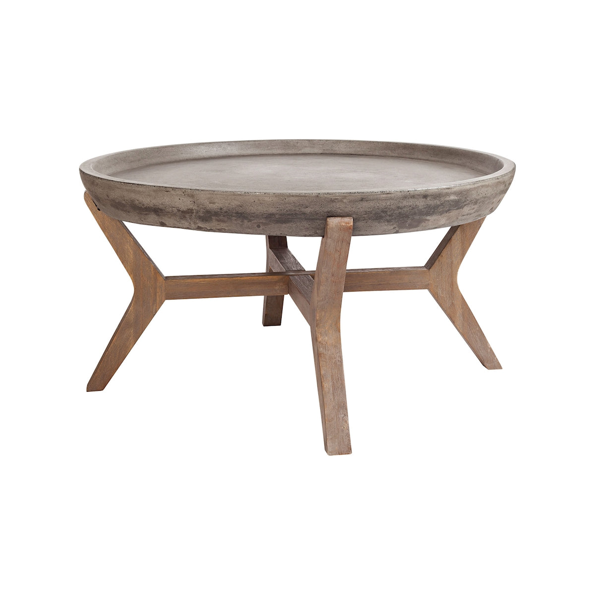 ELK Home - 157-035 - Coffee Table - Tonga - Polished Concrete