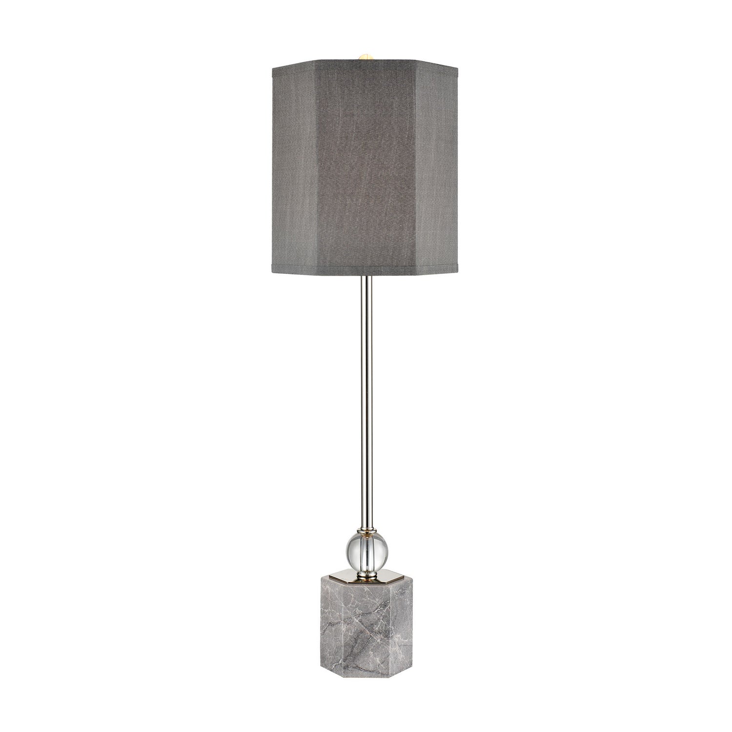 ELK Home - D4121 - One Light Table Lamp - Discretion - Polished Nickel