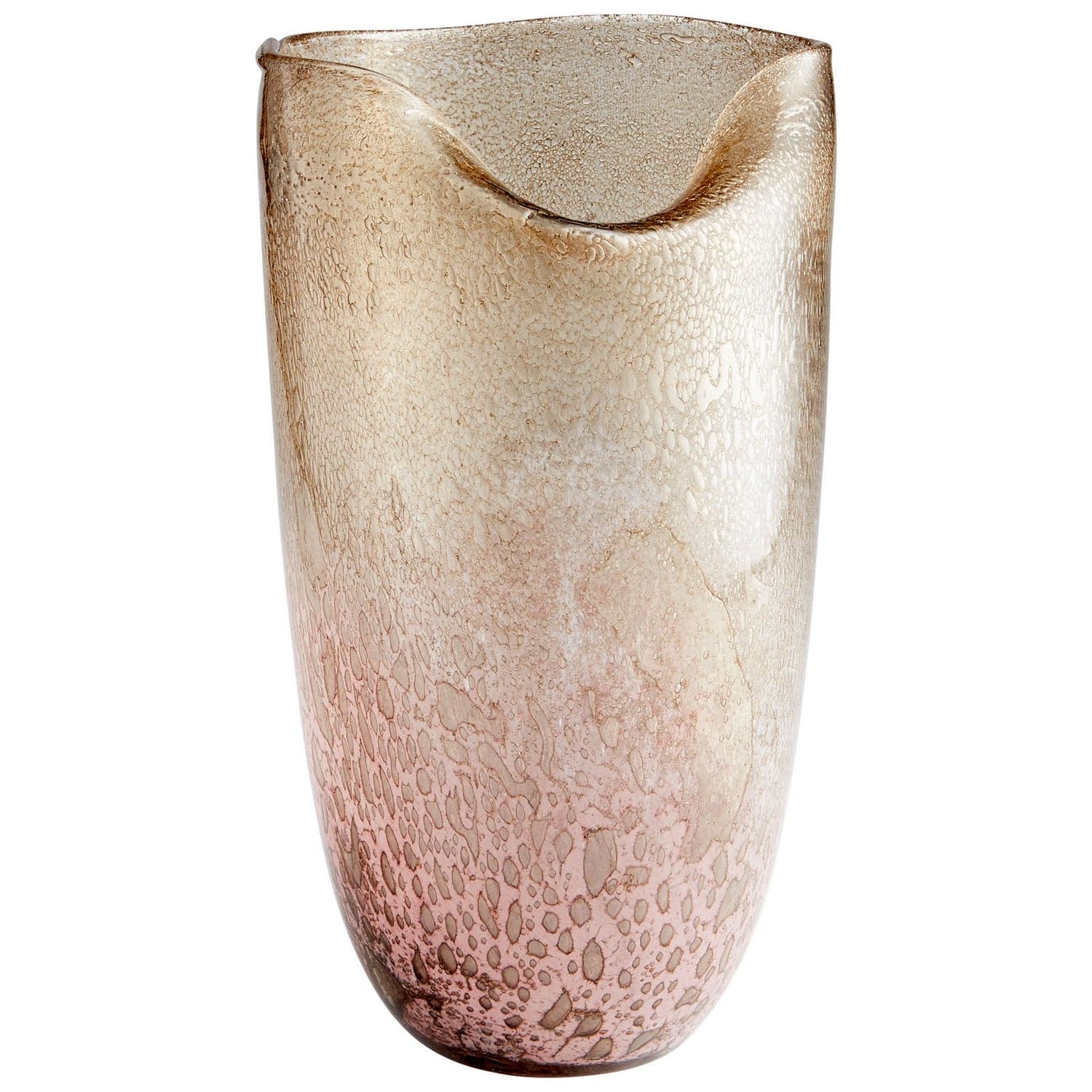Cyan - 10319 - Vase - Purple And Gold Dust