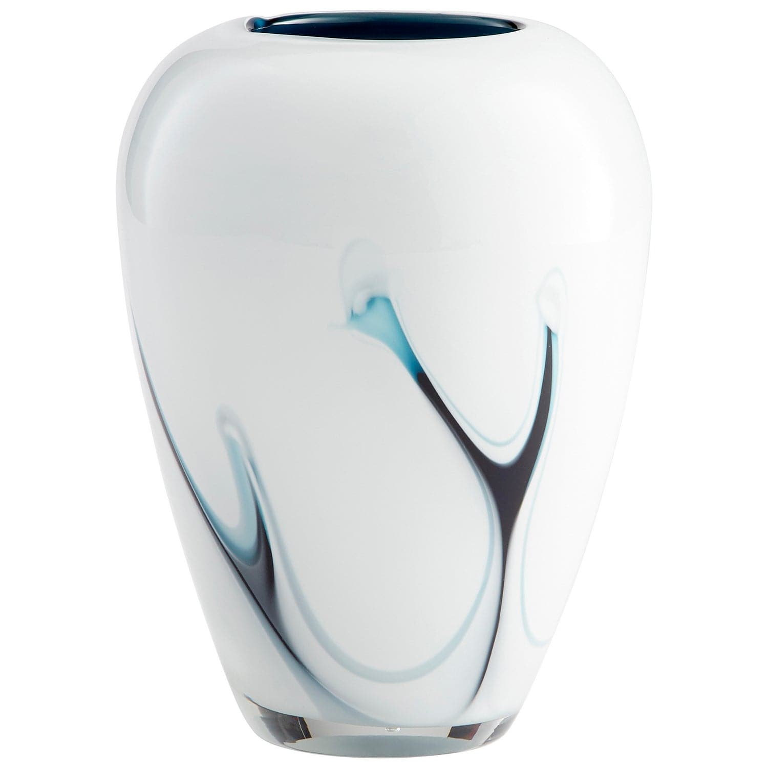 Cyan - 10444 - Vase - Blue And White