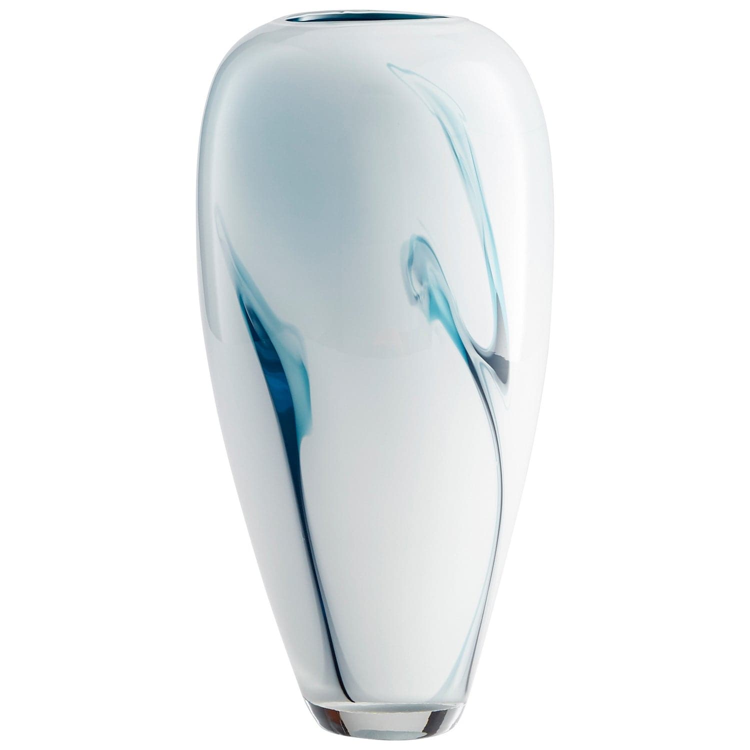 Cyan - 10446 - Vase - Blue And White