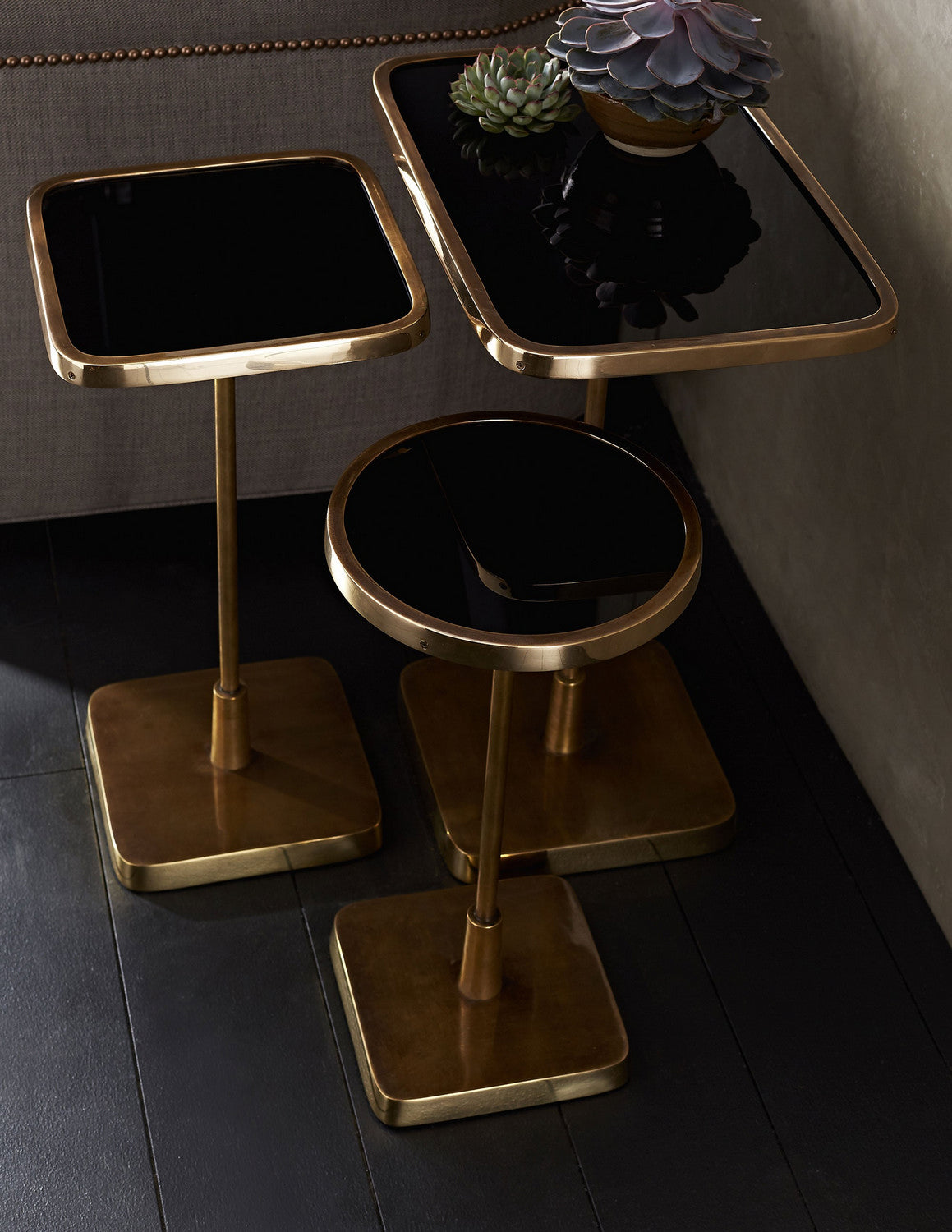 Accent Table from the Kaela collection in Vintage Brass finish