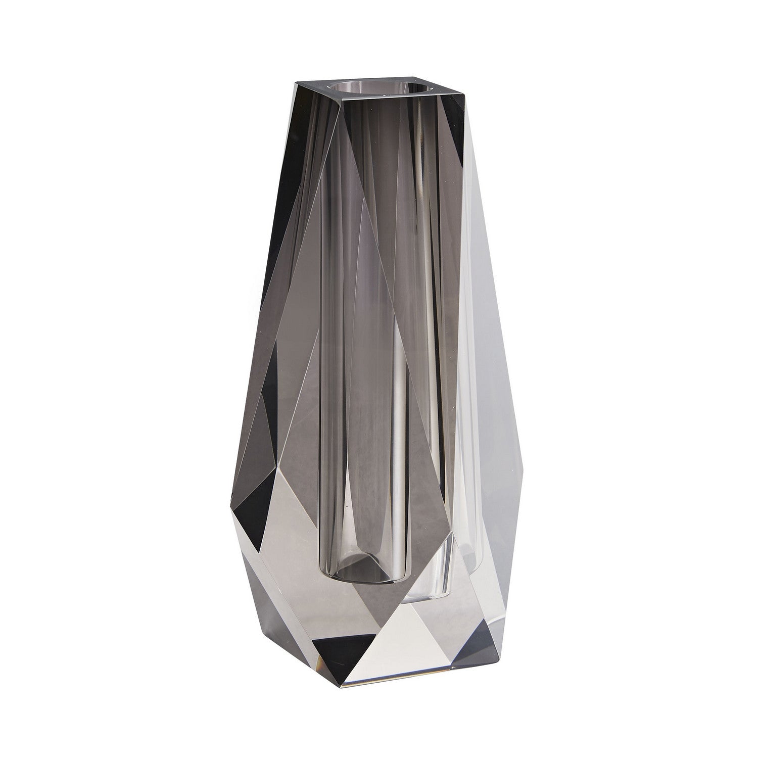 Vase from the Gemma collection in Smoke finish