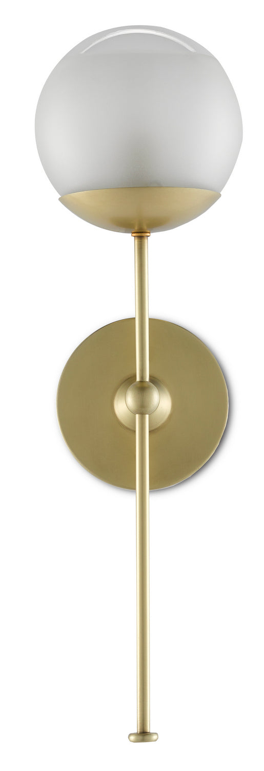 One Light Wall Sconce from the Montview collection in Brushed Brass finish