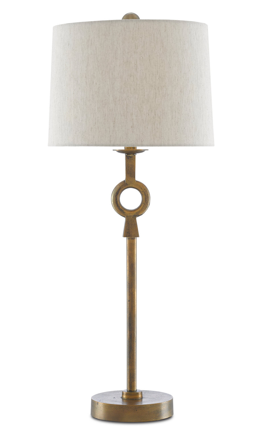 One Light Table Lamp from the Germaine collection in Antique Brass finish
